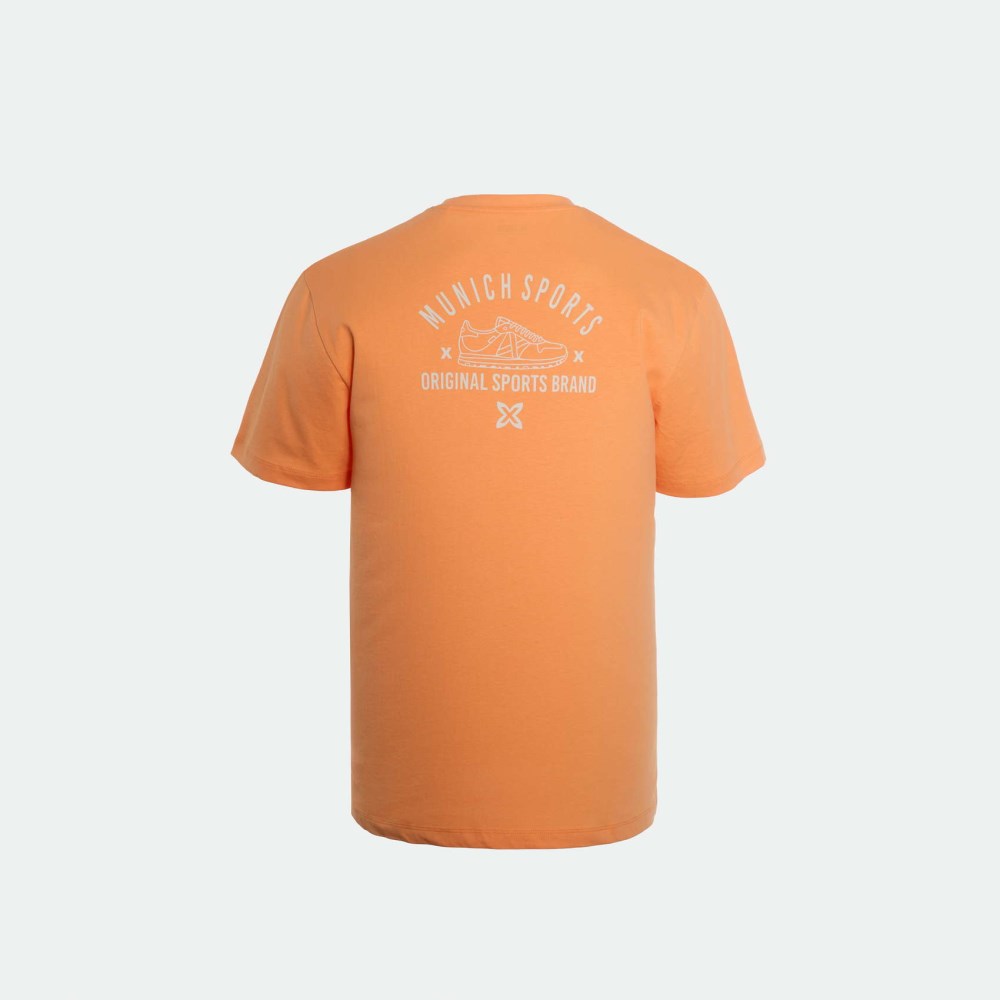 Camiseta MUNICH de algodón naranja - NARANJA