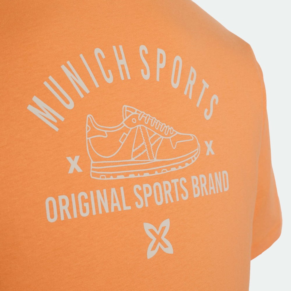 Camiseta MUNICH de algodón naranja - NARANJA