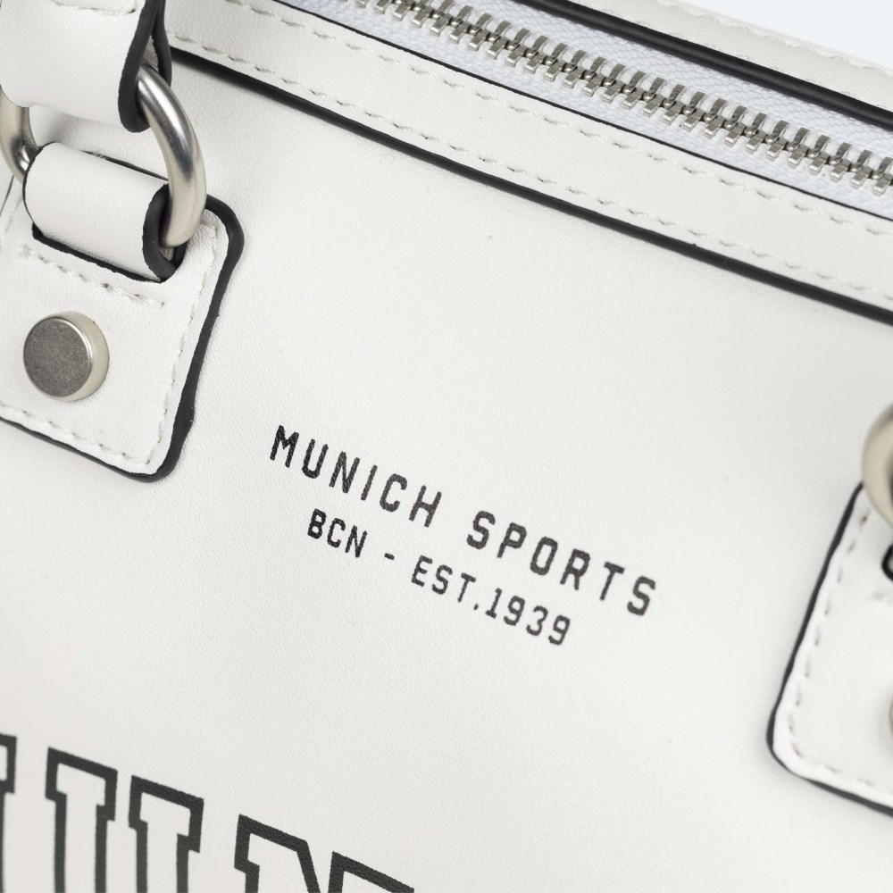 COURT CROSSBODY BARREL C/WHITE - BLANCO