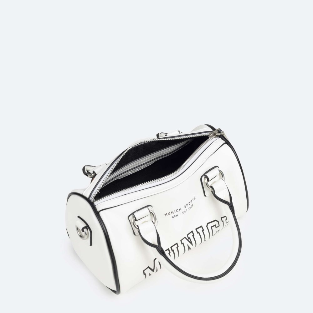 COURT CROSSBODY BARREL C/WHITE - BLANCO