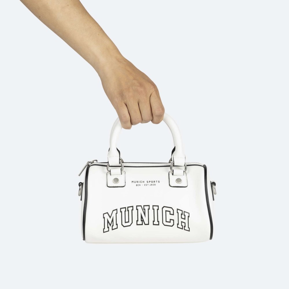COURT CROSSBODY BARREL C/WHITE - BLANCO