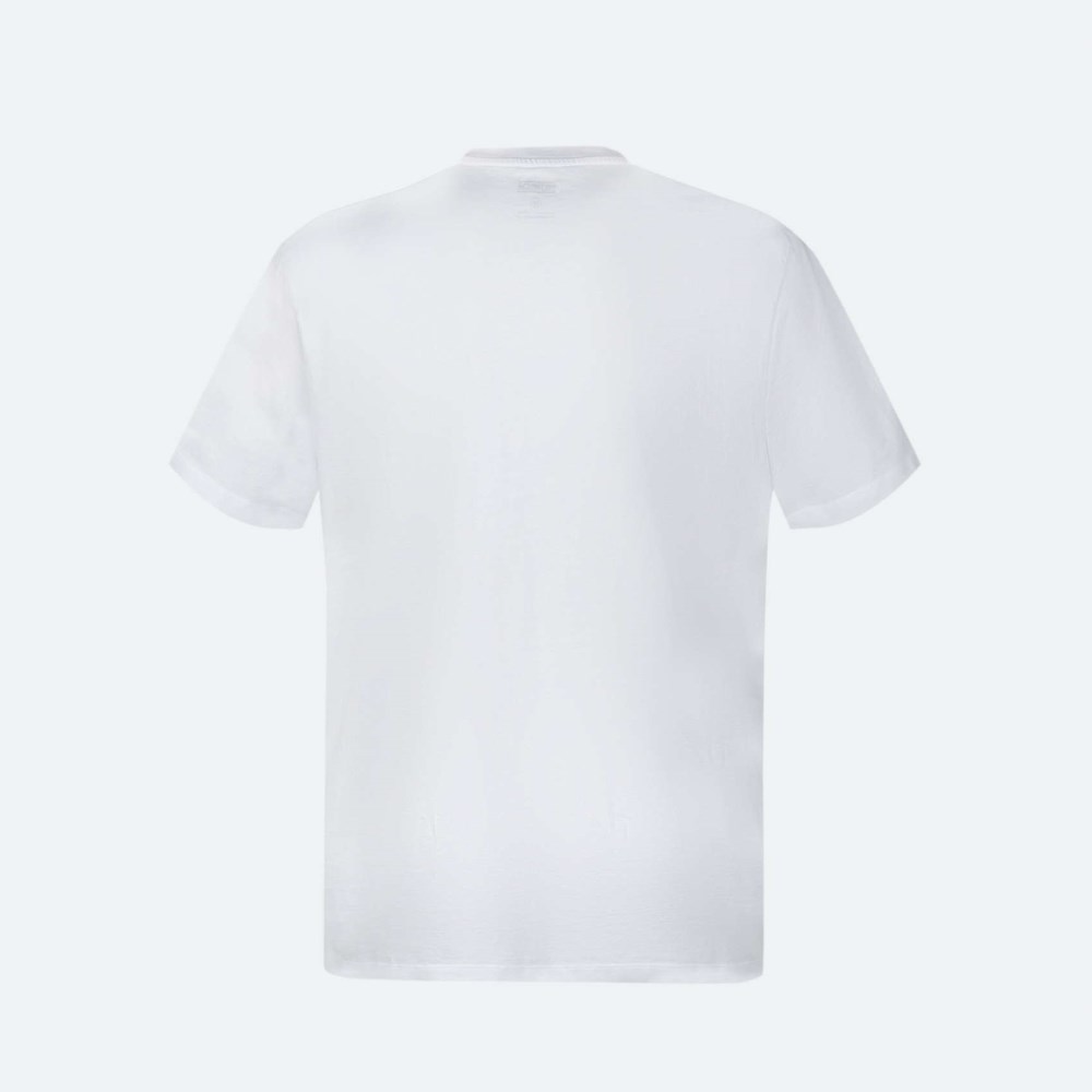 Camiseta MUNICH casual de algodón blanca - BLANCO