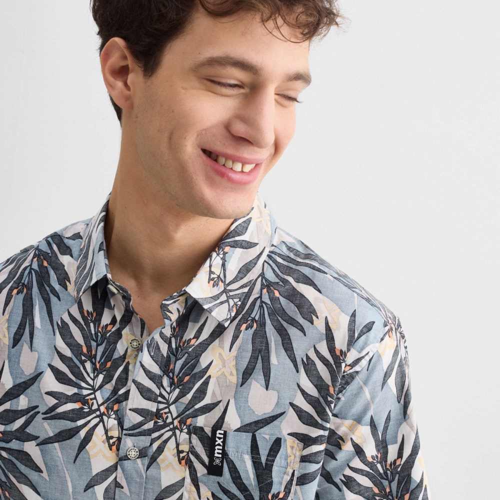 Camisa MUNICH Guayaba streetwear de algodón-spandex estampado exótico - MULTICOLOR