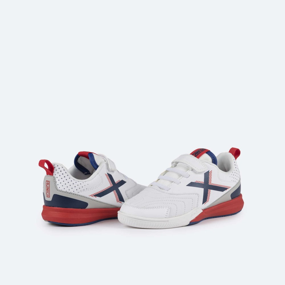 MUNICH RONDITO KID ELASTIC LACE 08 - BLANCO