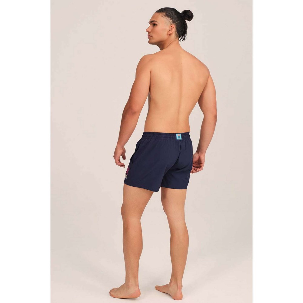 BAÑADOR HOMBRE ELÁSTICO CORTO MARINO - 