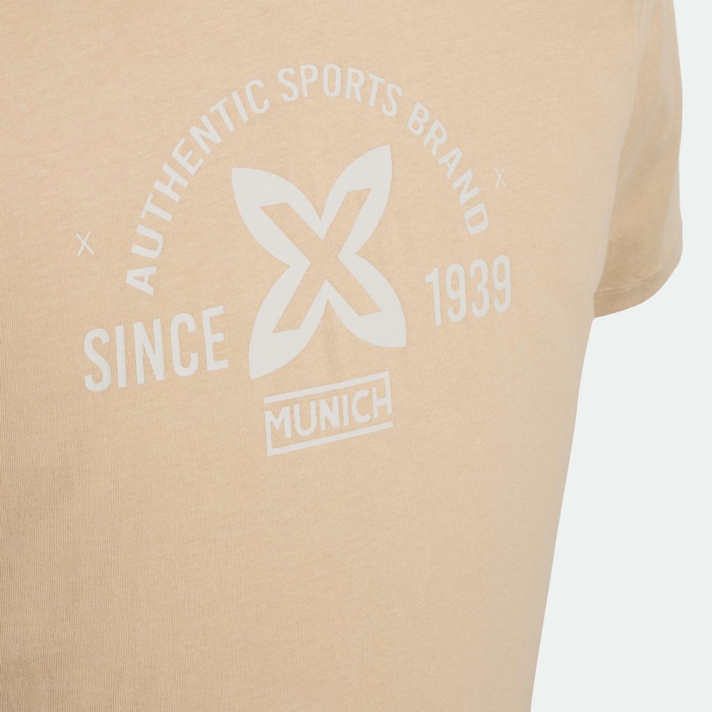 Camiseta MUNICH de algodón crudo - BEIGE