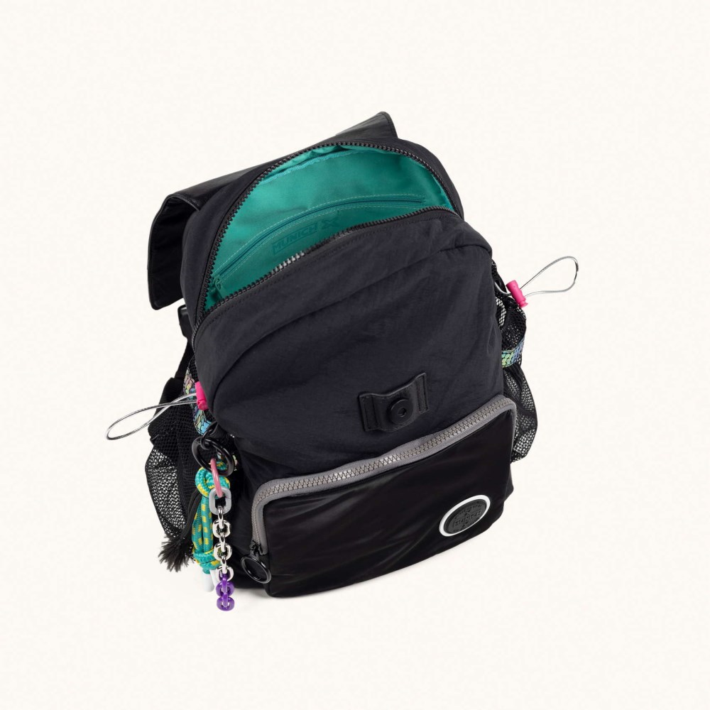 DEEP RECYCLED FW25 BACKPACK C/BLACK - NEGRO