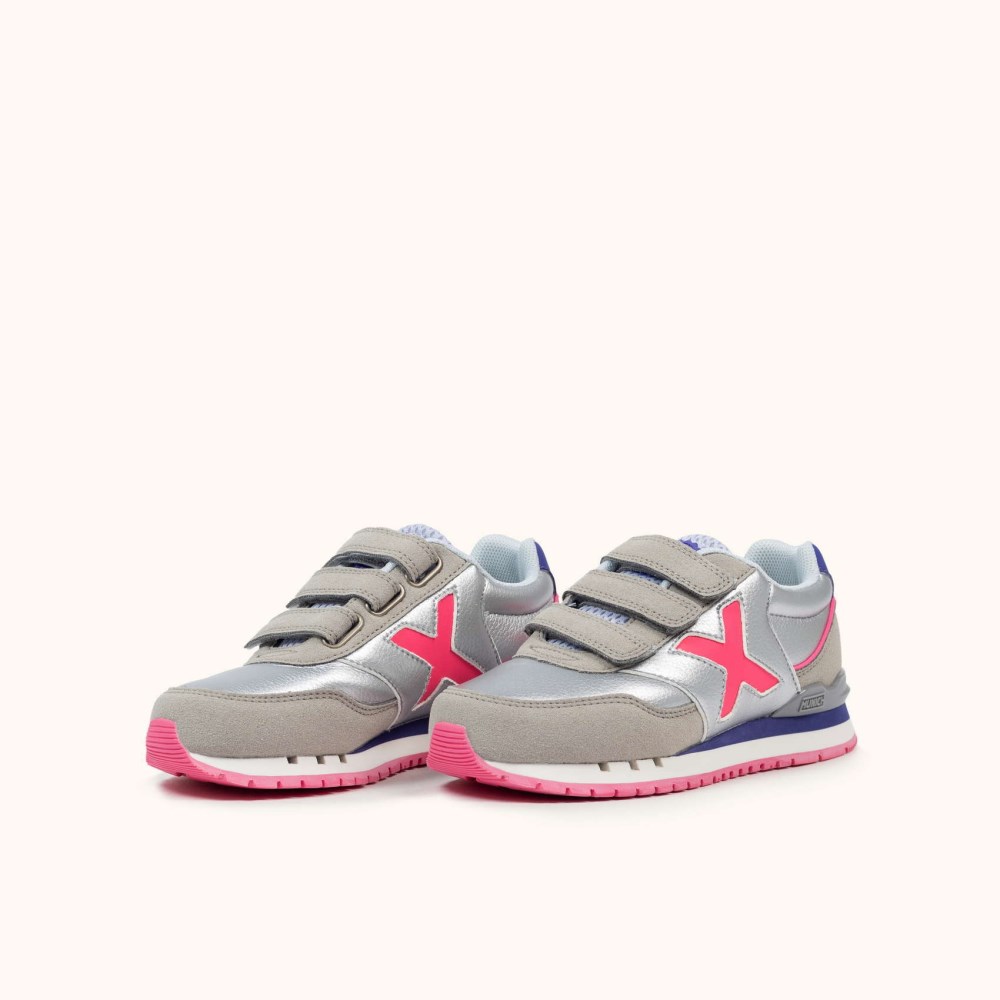 MUNICH DASH KID VCO 169 - PLATEADO