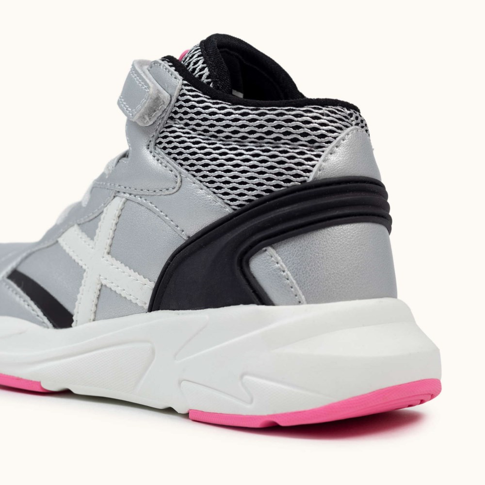 MUNICH MINI TRACK BOOT VCO 33 - PLATEADO