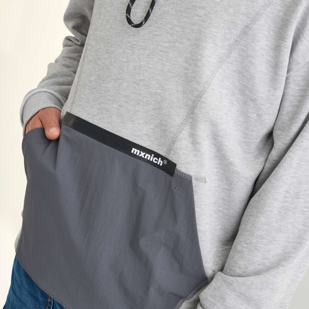 Sudadera MUNICH Space streetwear hombre de algodón gris - GRIS
