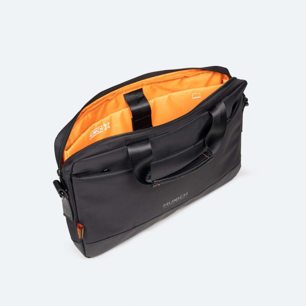 X VENTURE BRIEFCASE C/BLACK - NEGRO