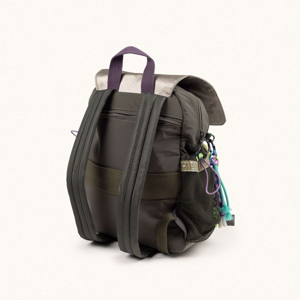DEEP RECYCLED FW25 BACKPACK C/KHAKI - VERDE