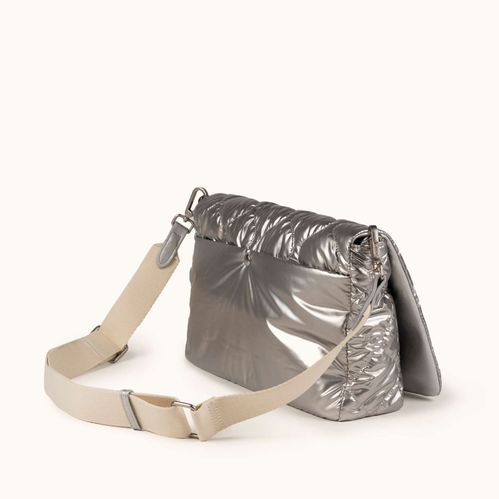 COVER FW25 CROSSBODY MESSENGER C/SILVER - PLATEADO