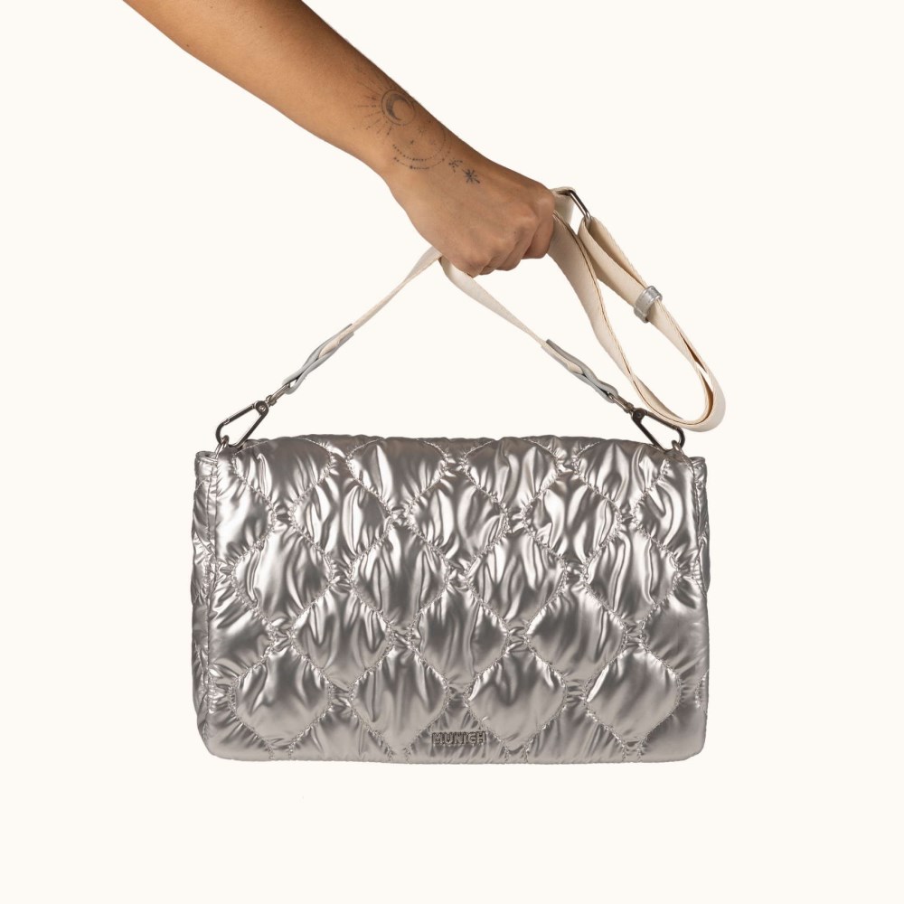 COVER FW25 CROSSBODY MESSENGER C/SILVER - PLATEADO