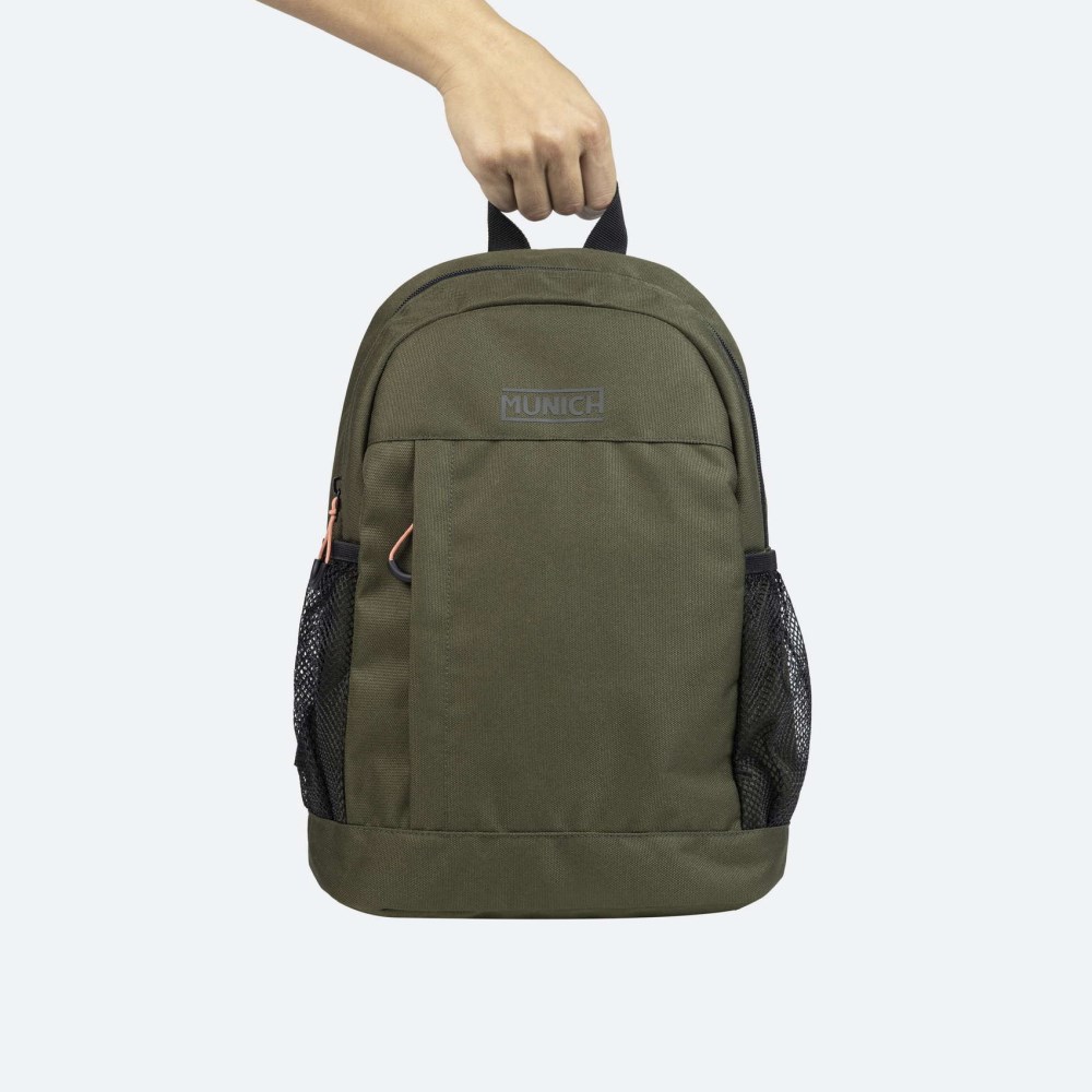 GYM SPORTS BACKPACK SLIM SMALL KHAKI - CAQUI