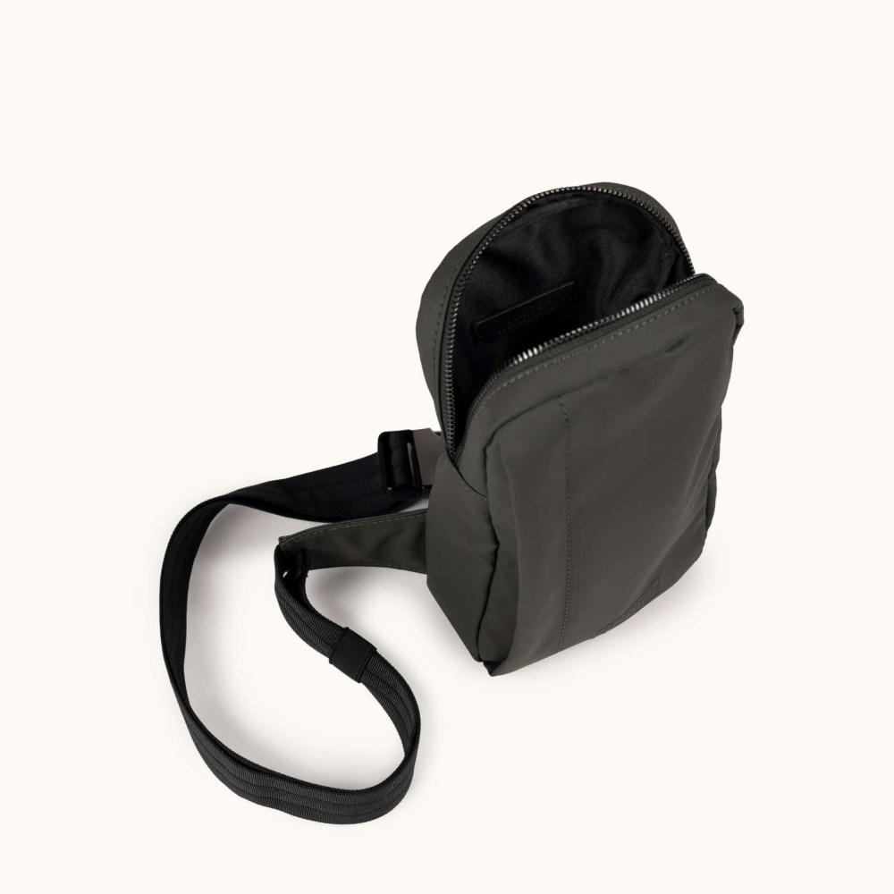 PEAK RECYCLED FW25 CROSSBODY BACKPACK C/KHAKI - VERDE