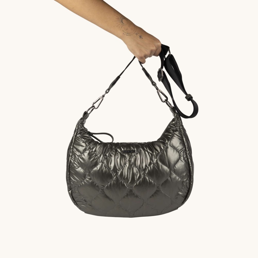 COVER FW25 CROSSBODY HOBO C/KHAKI - VERDE