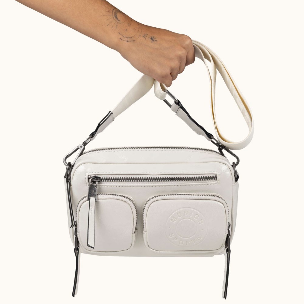 MH FW25 CROSSBODY CAMERA C/WHITE - BLANCO