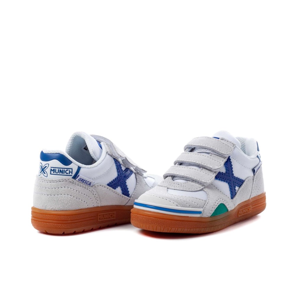 GRESCA KID VELCRO® 604 - BLANCO