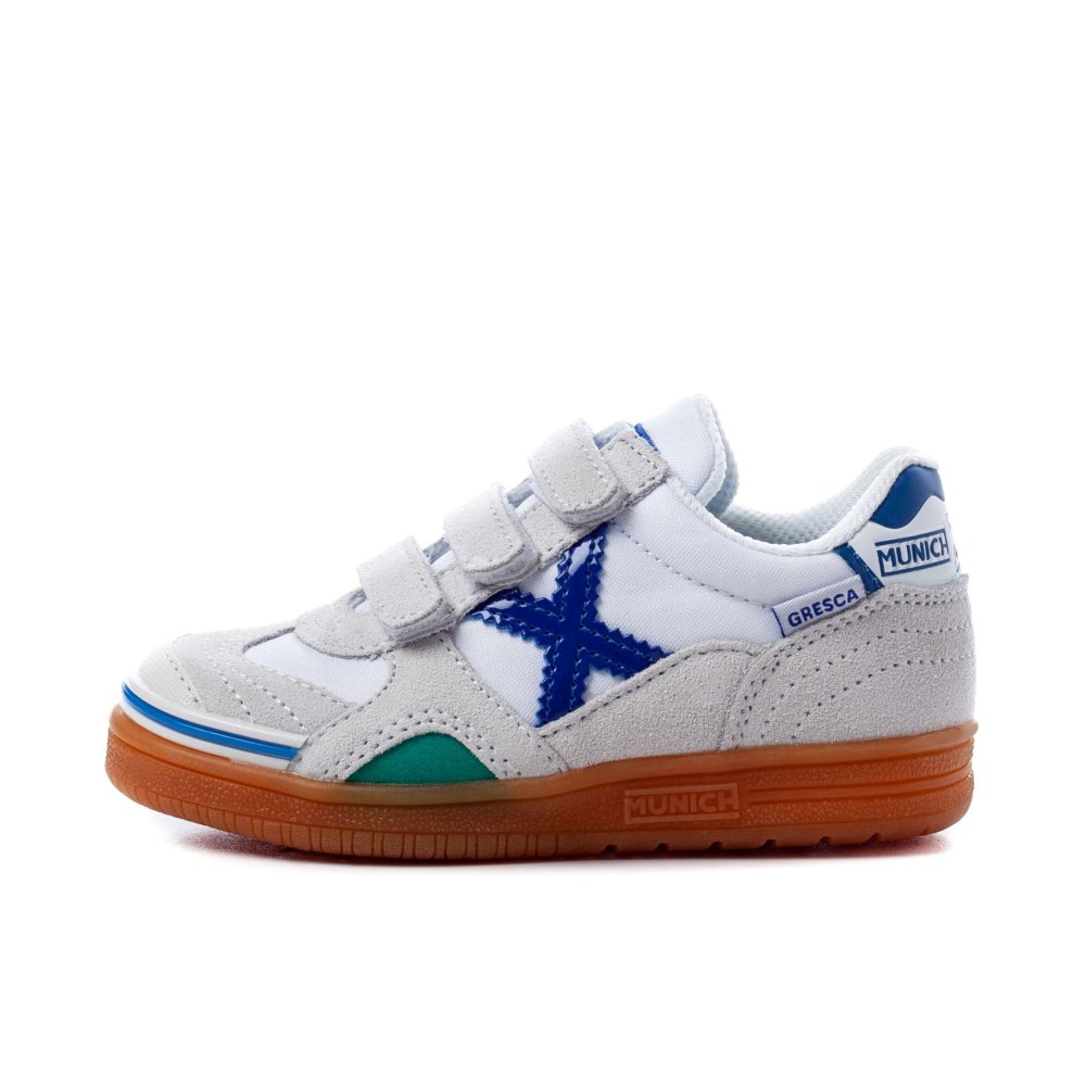GRESCA KID VELCRO® 604 - BLANCO