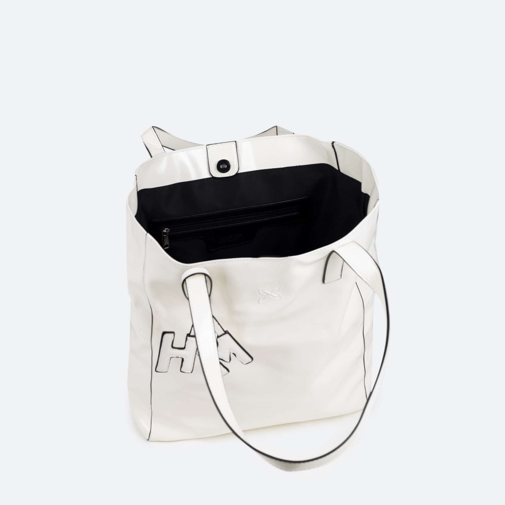 MH SHOPPER SS25 C/WHITE - BLANCO