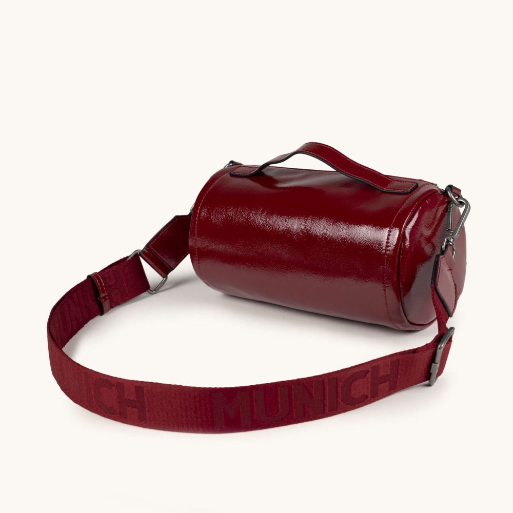 MH FW25 CROSSBODY BARREL C/RED - ROJO