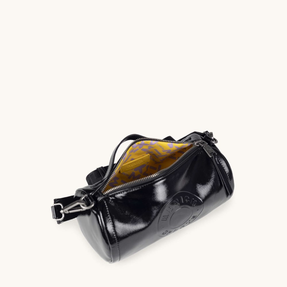 MH FW25 CROSSBODY BARREL C/BLACK - NEGRO