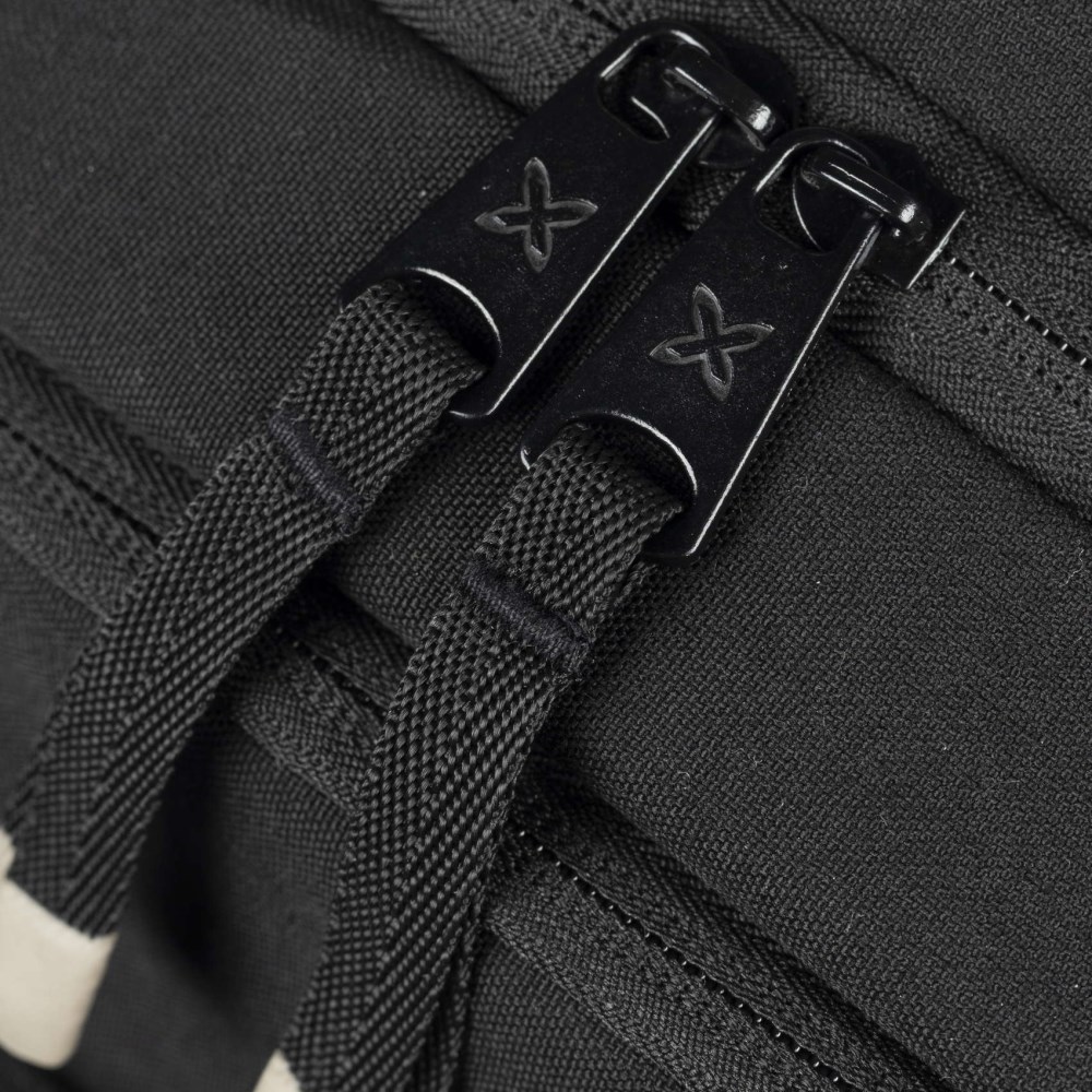 TECA RECYCLED BACKPACK DOUBLE C/BLACK - NEGRO