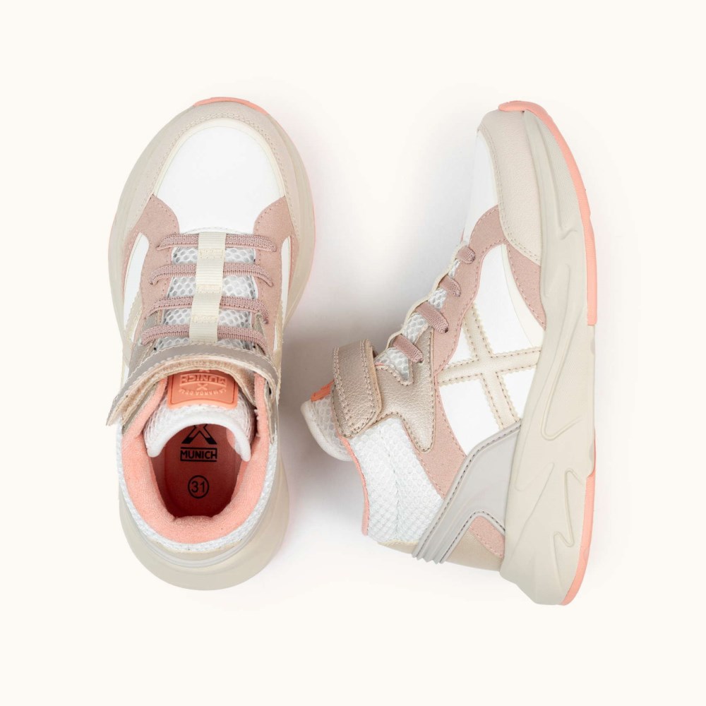 MUNICH MINI TRACK BOOT VCO 30 - BLANCO