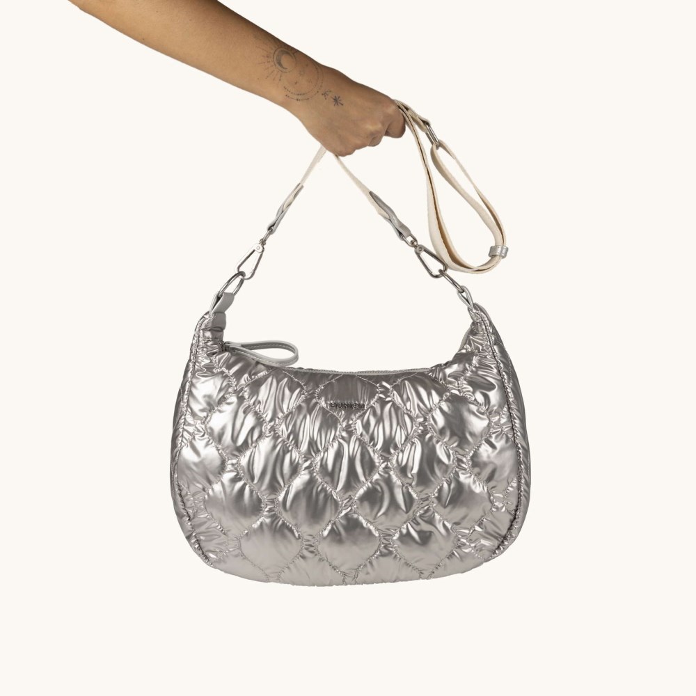 COVER FW25 CROSSBODY HOBO C/SILVER - PLATEADO