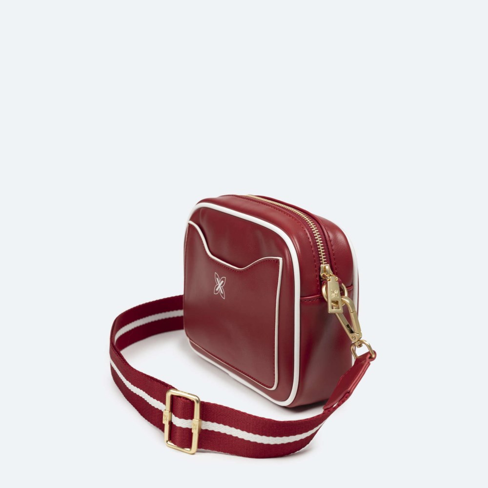 COURT CROSSBODY CAMERA C/RED - ROJO
