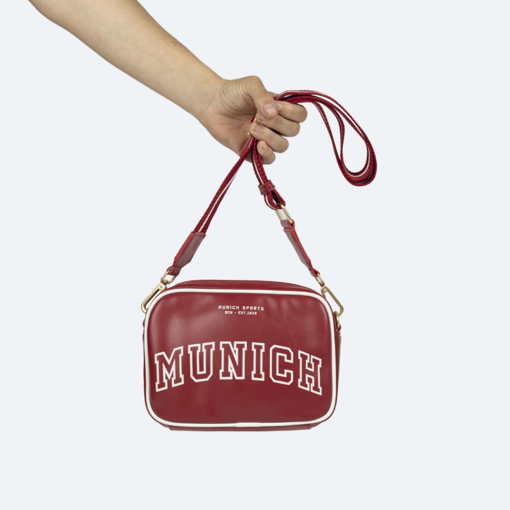 COURT CROSSBODY CAMERA C/RED - ROJO