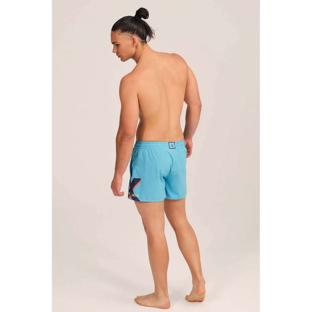 BAÑADOR HOMBRE ELÁSTICO CORTO AZUL - 