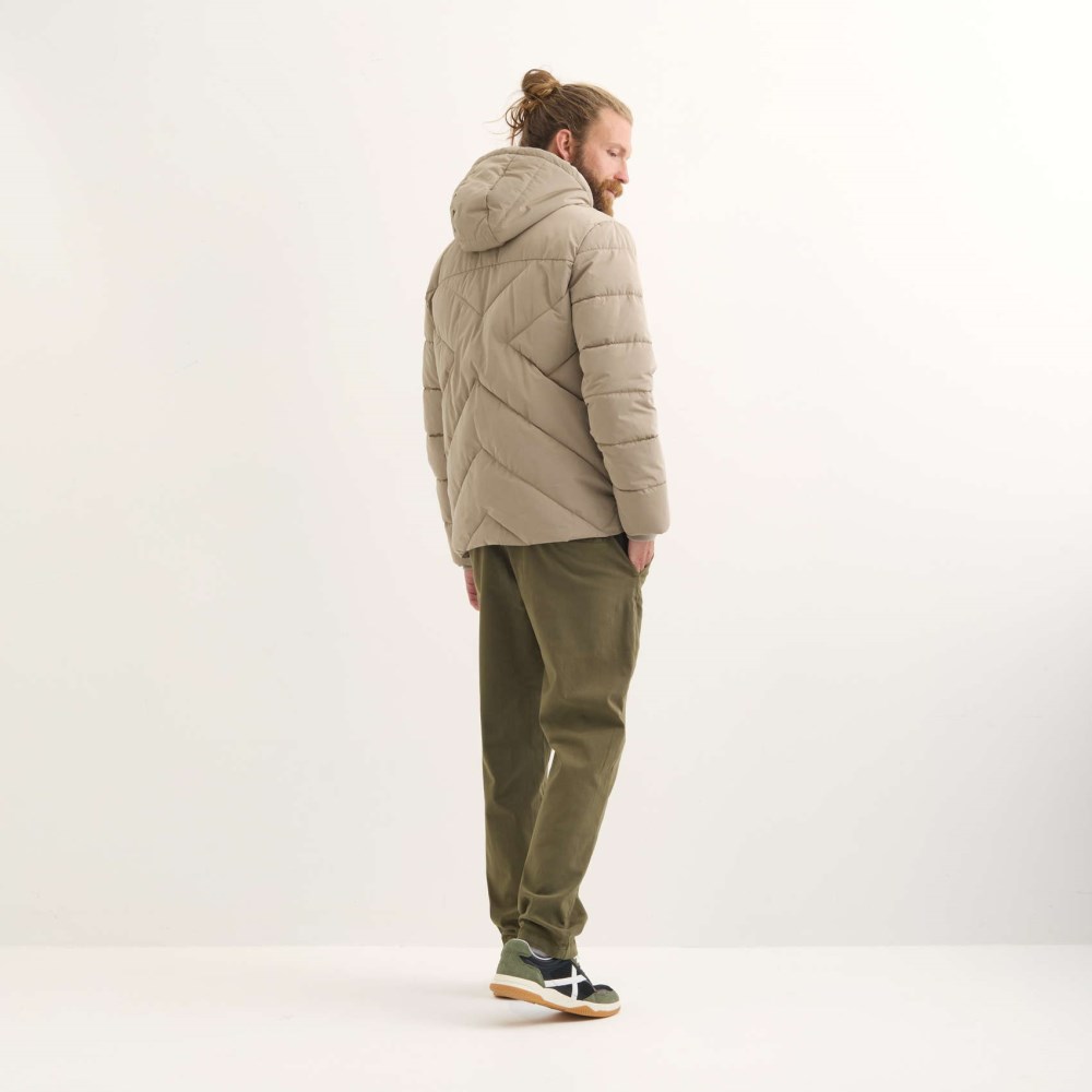 Chaqueta MUNICH Cloud lifestyle hombre de poliéster camel - MARRÓN