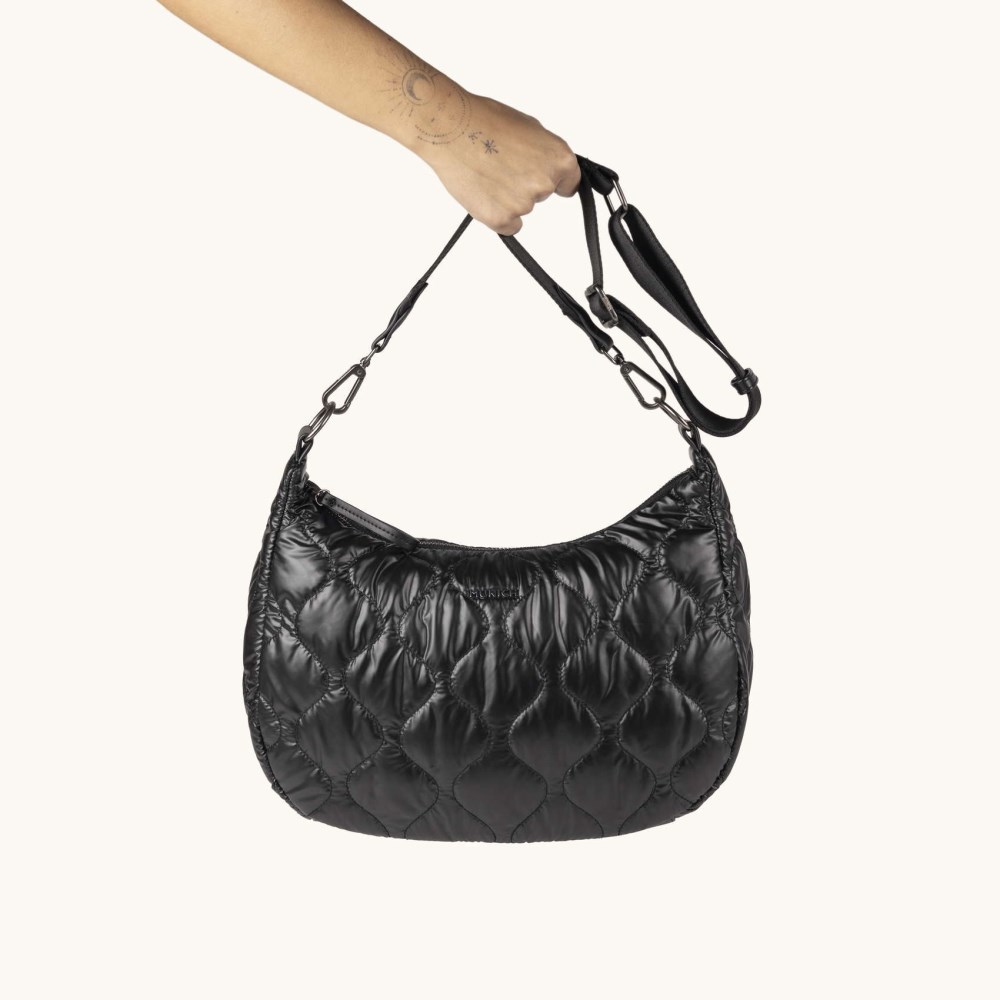 COVER FW25 CROSSBODY HOBO C/BLACK - NEGRO