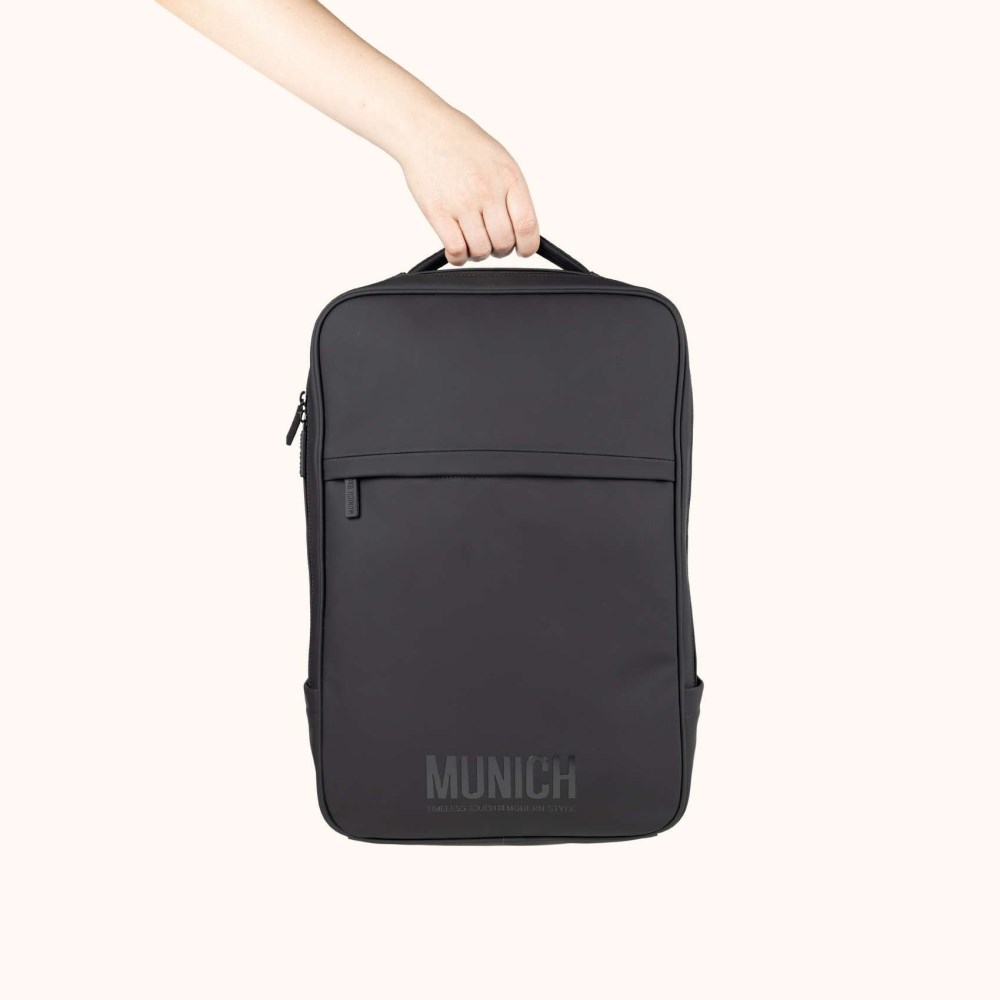 ESSENCE RECYCLED FW25 BACKPACK C/BLACK - NEGRO
