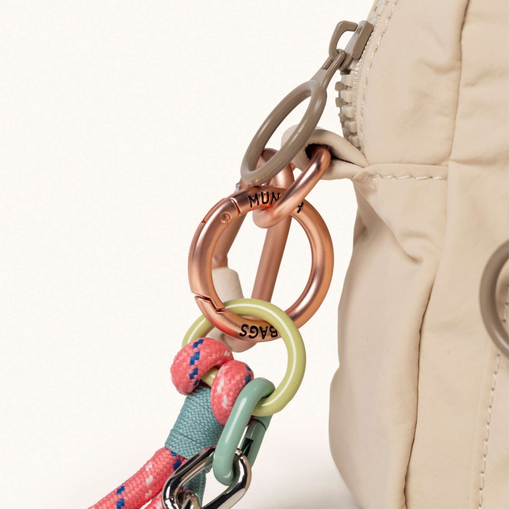 DEEP RECYCLED FW25 CROSSBODY CAMERA C/CREAM - MARRÓN