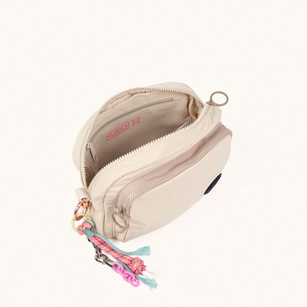 DEEP RECYCLED FW25 CROSSBODY CAMERA C/CREAM - MARRÓN