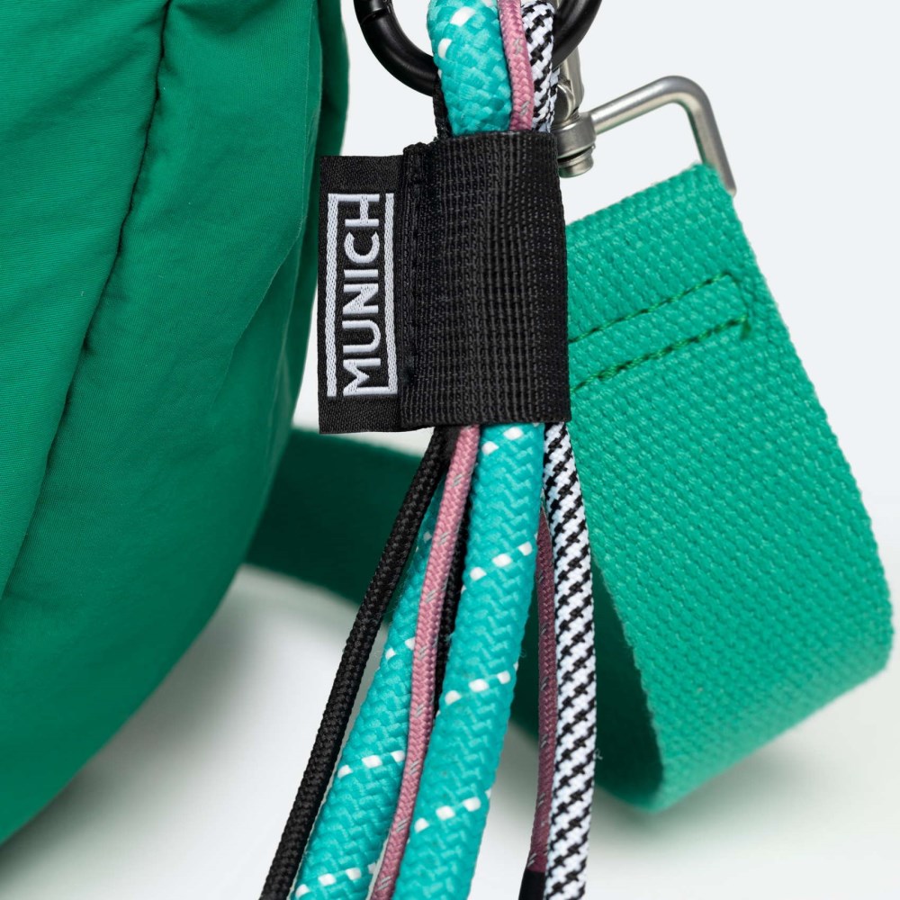 DEEP RECYCLED CROSSBODY BAGUETTE C/GREEN - VERDE