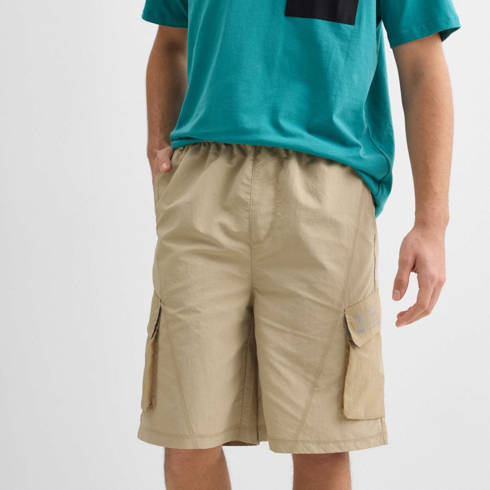 Bermuda MUNICH Trek streetwear de nylon camel - CAMEL