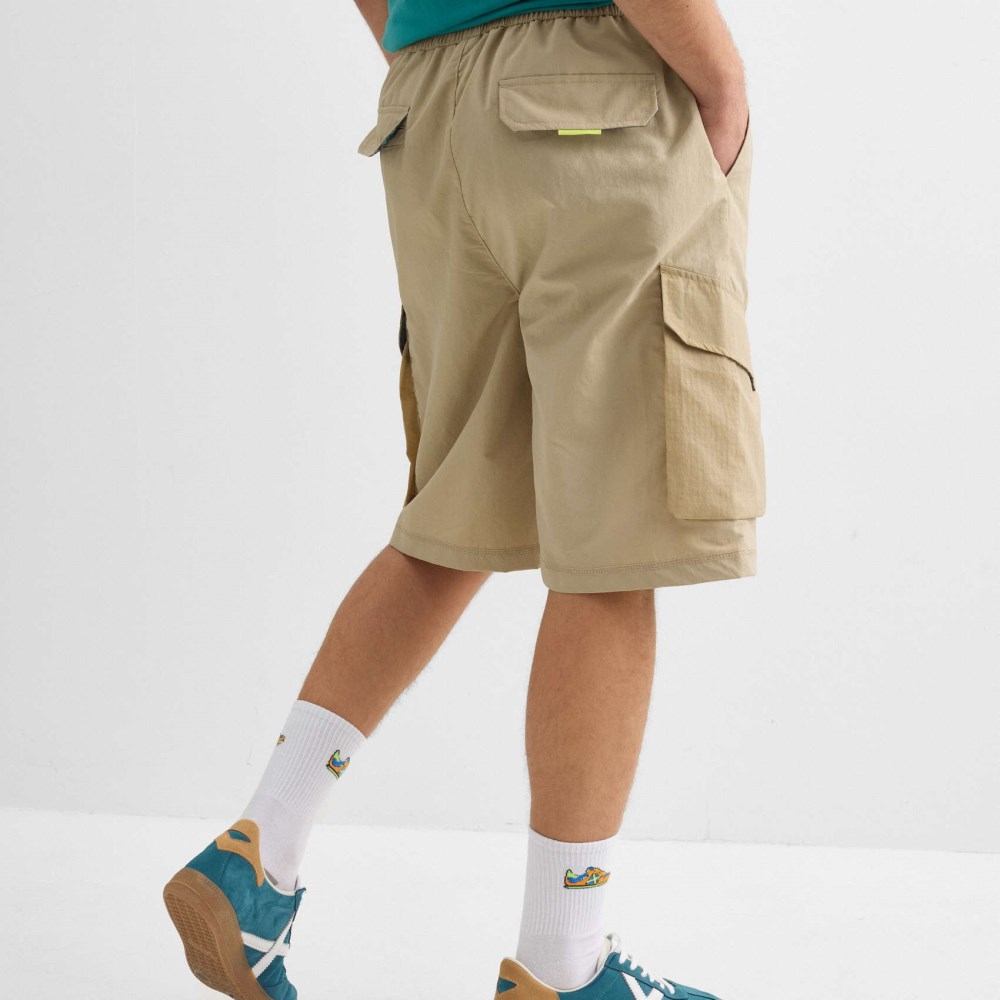 Bermuda MUNICH Trek streetwear de nylon camel - CAMEL