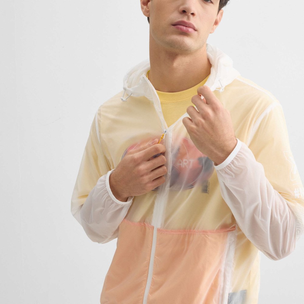 Cortavientos MUNICH streetwear de poliamida naranja - NARANJA