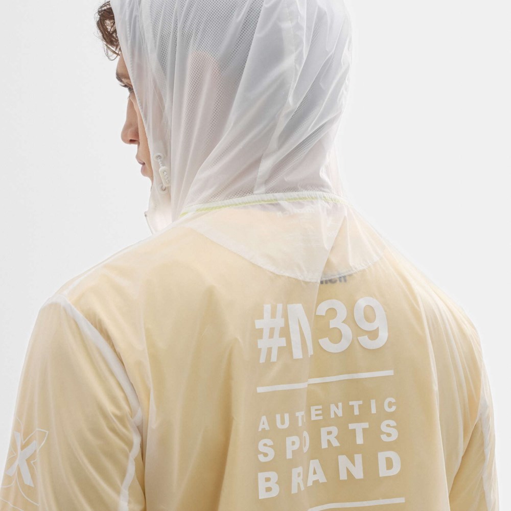 Cortavientos MUNICH streetwear de poliamida naranja - NARANJA