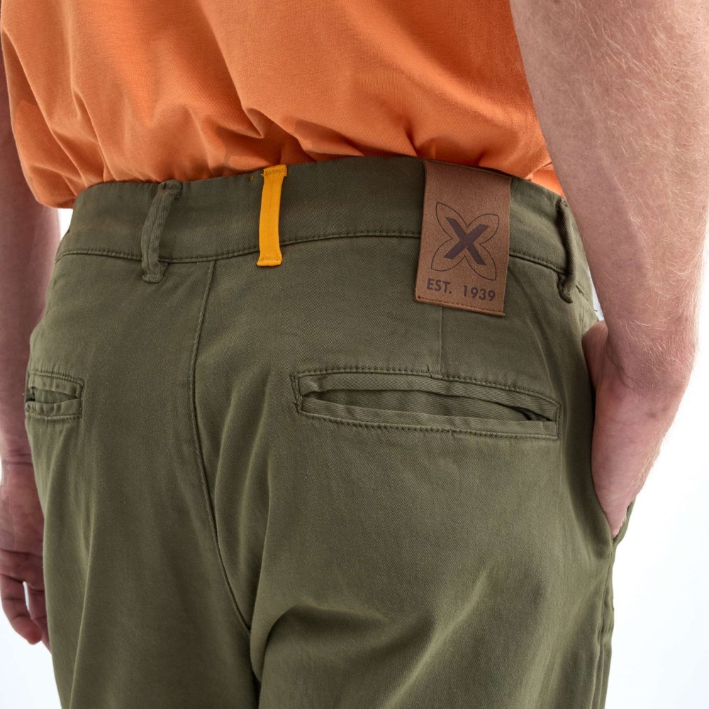 Pantalón chino Loop MUNICH lifesyle hombre de algodón-spandex khaki - CAQUI