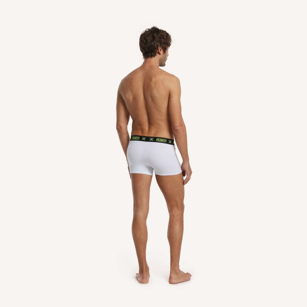 Calzonzillos MUNICH boxer de algodón-eslastano blanco - 
