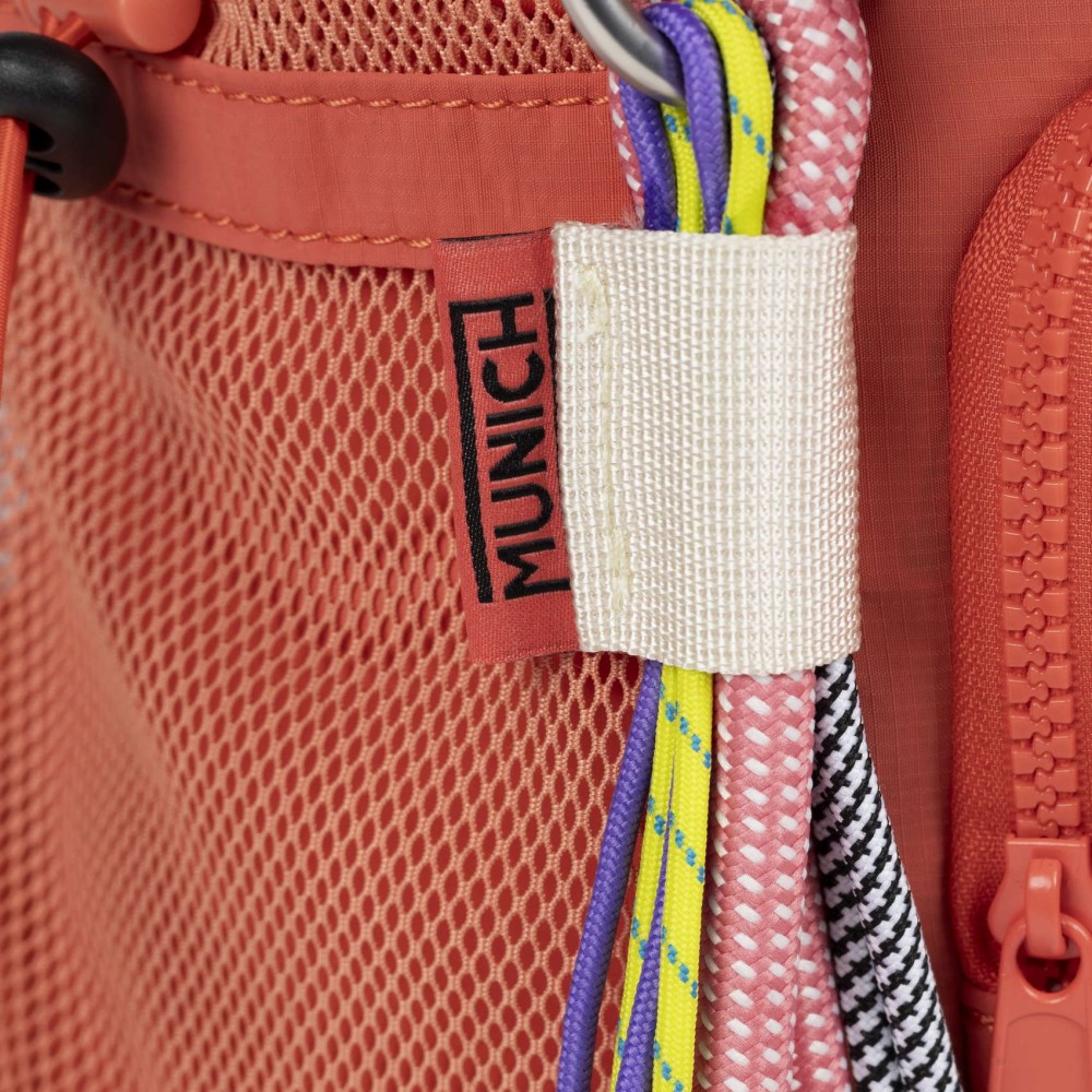 DEEP RECYCLED BACKPACK C/CORAL - NARANJA