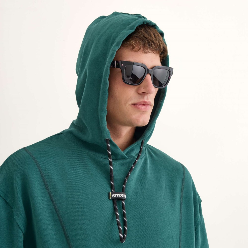 Sudadera MUNICH Space streetwear hombre de algodón verde - VERDE
