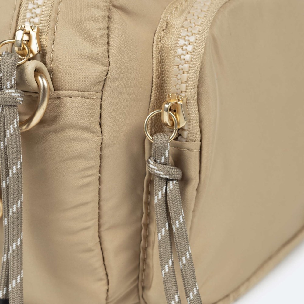 SHALLOW CROSSBODY CAMERA C/BEIGE - BEIGE