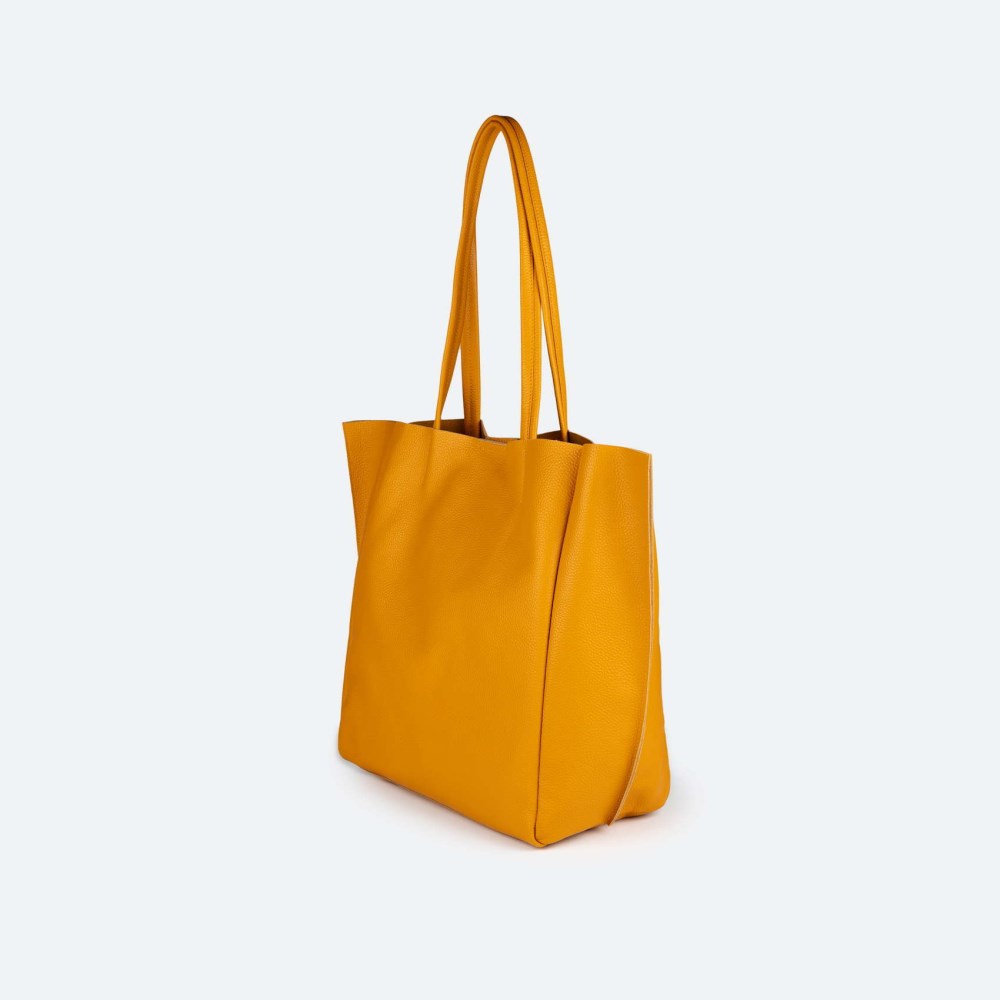 LOFT WOMAN SHOPPER MOUTARD - AMARILLO