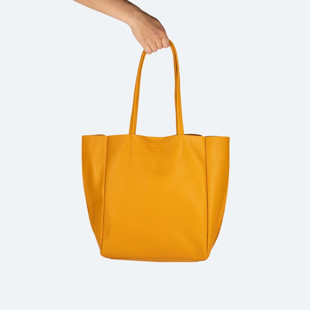 LOFT WOMAN SHOPPER MOUTARD - AMARILLO
